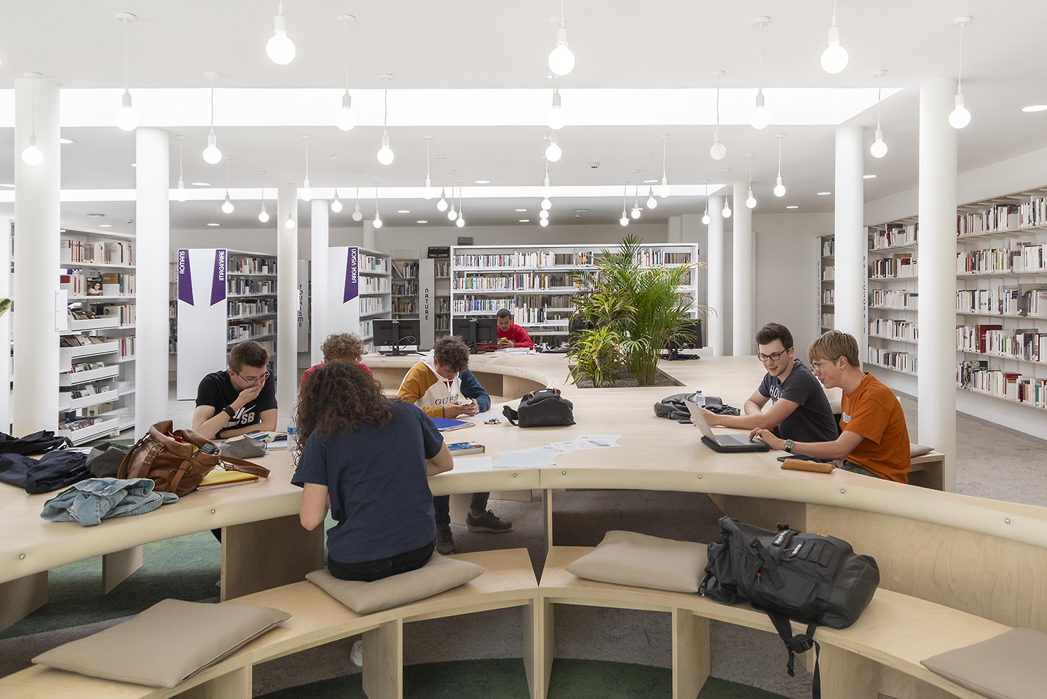 Saint-Quentin bibliotek, Frankrike