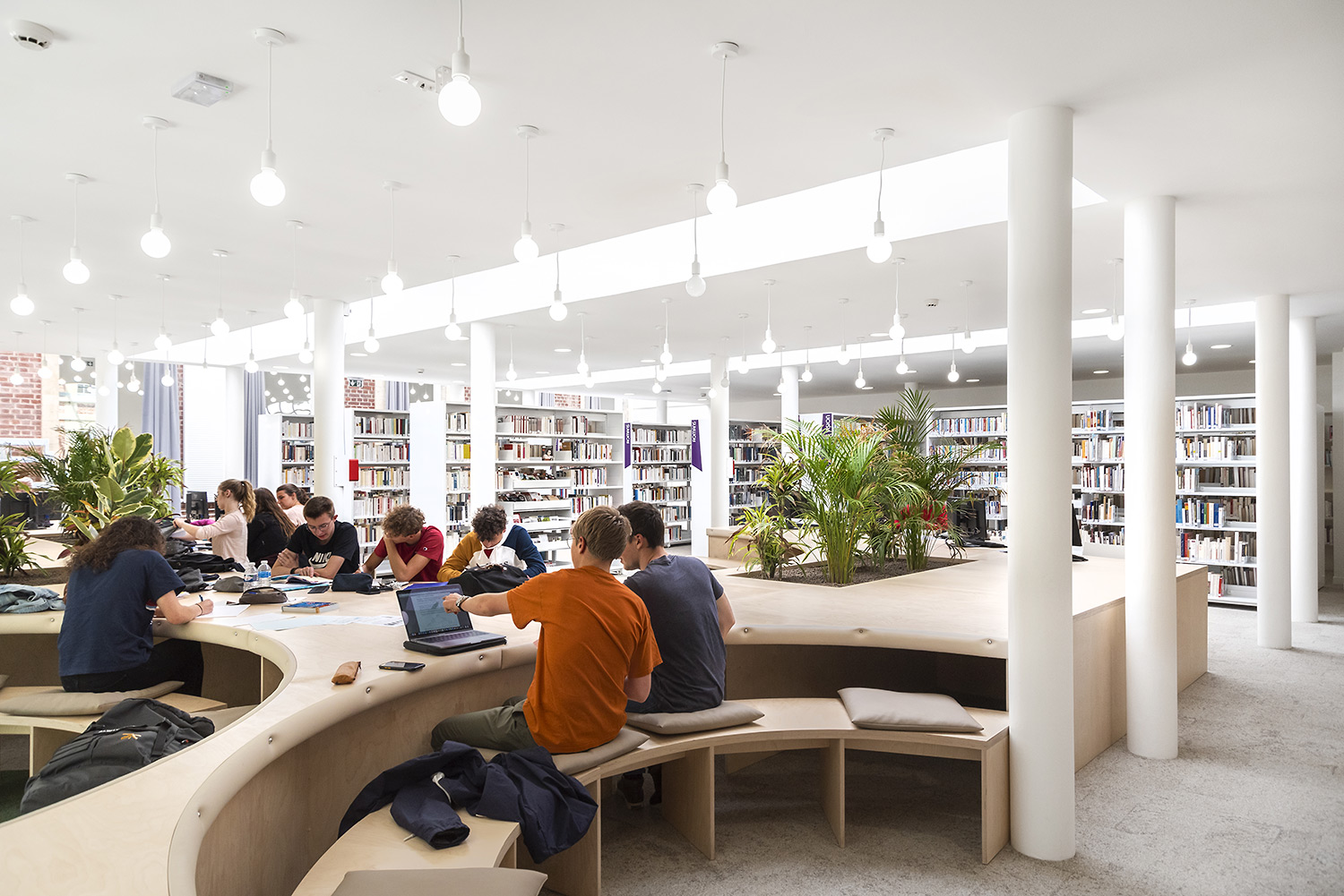 Saint-Quentin bibliotek, Frankrike