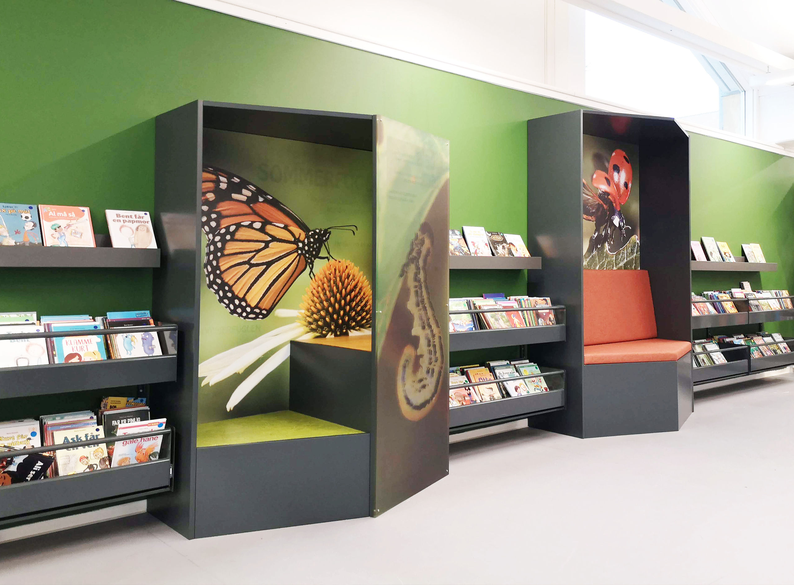 Biofil biblioteksdesign
