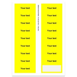 E225312 - 1 rad, max 13 tecken (Arial 24)